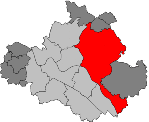 Lage des Ortsamtsbereichs Loschwitz in Dresden