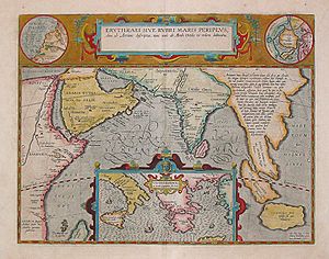 Karte des 17. Jahrhunderts für den Periplus