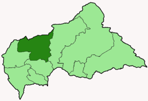 Karte Bistum Bossangoa