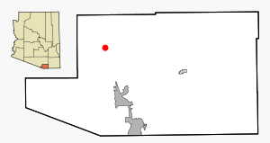 Santa Cruz County Incorporated and Unincorporated areas Tubac highlighted.svg