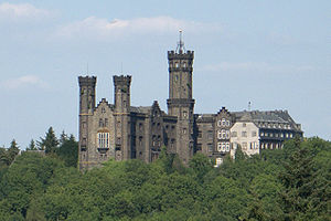 Schloss Schaumburg, von Südwesten gesehen