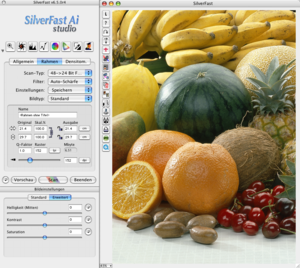 Screenshot des Programms SilverFast Ai Studio