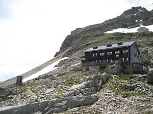 St. Pöltner Hütte am Felber Tauern.