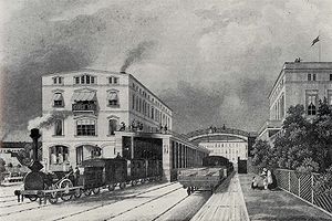 Der „Potsdamer Bahnhof“ in Berlin 1843