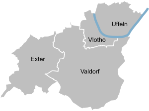 Administrative Gebietsgliederung von Vlotho