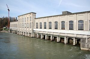 Das alte Wasserkraftwerk Rheinfelden – das erste seiner Art