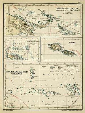 Lage Deutsch-Samoa