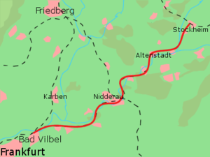 Strecke der Niddertalbahn