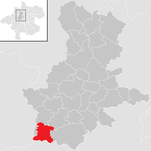 Lage der Gemeinde Geboltskirchen im Bezirk Grieskirchen (anklickbare Karte)