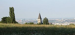 Gießhübl mit Blick über Wien