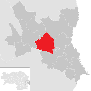 Lage der Gemeinde Großwilfersdorf im Bezirk Fürstenfeld (anklickbare Karte)