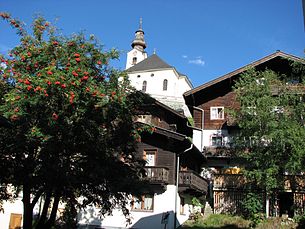 Ortszentrum von Großarl und seine barocke Pfarrkirche