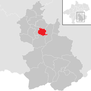 Lage der Gemeinde Oberschlierbach im Bezirk Kirchdorf an der Krems (anklickbare Karte)
