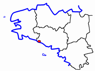 Lage des Kantons Plœmeur