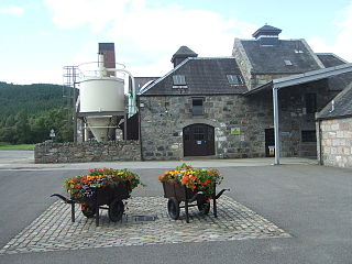 Royal Lochnagar distillery - Distillery buildings and courtyard.jpg