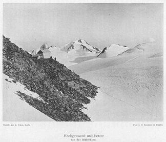 Hochgewänd (links) und Botzer, von der Müllerhütte aus gesehen