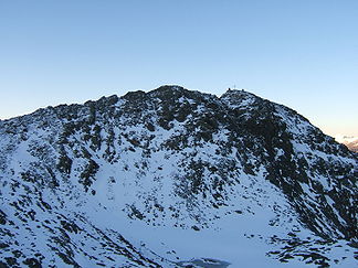 Hoher Nebelkogel, von Norden, von der Hochstubaihütte