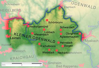 Karte: Kleiner Odenwald