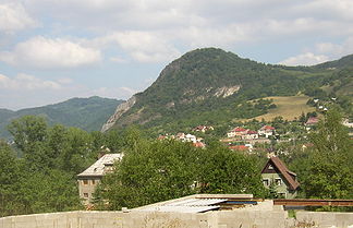 Kozí vrch von Velké Březno aus gesehen