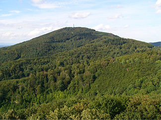 Melibokus - Blick vom Schloss Auerbach