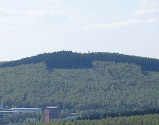 Der Pfannenberg vom Leyenkopf aus gesehen.