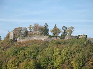Die Burg Mägdeberg im Herbst 2008