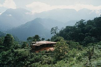 Hütte in der Sierra Nevada auf dem Weg zur Ciudad Perdida