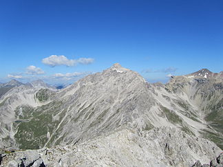 Vorderseespitze, gesehen von der Samspitze