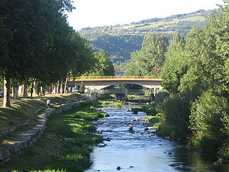 Der Fluss in Marvejols