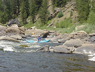 Der North Platte River im Northgate Canyon