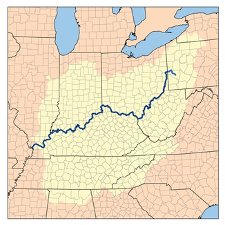 Einzugsgebiet des Ohio