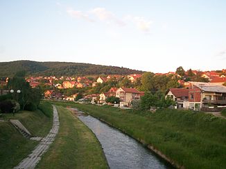 Die Moravica in Aleksinac