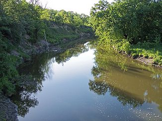 Yellow Medicine River in der Wood Lake Township (2007)