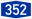 Bundesautobahn 352 number.svg