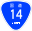 Japanese National Route Sign 0014.svg