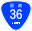Japanese National Route Sign 0036.svg