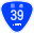 Japanese National Route Sign 0039.svg