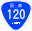 Japanese National Route Sign 0120.svg