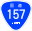 Japanese National Route Sign 0157.svg