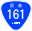 Japanese National Route Sign 0161.svg