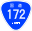 Japanese National Route Sign 0172.svg