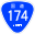 Japanese National Route Sign 0174.svg