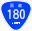 Japanese National Route Sign 0180.svg