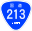 Japanese National Route Sign 0213.svg