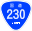Japanese National Route Sign 0230.svg