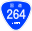 Japanese National Route Sign 0264.svg
