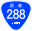 Japanese National Route Sign 0288.svg