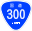Japanese National Route Sign 0300.svg