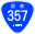 Japanese National Route Sign 0357.svg