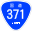 Japanese National Route Sign 0371.svg